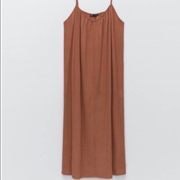 Zara | Dresses | Zara Strappy Rib Dress 